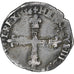Francia, Henri III, 1/8 Ecu, 1586, Nantes, Plata, BC+, Gadoury:485