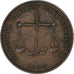 Mombasa, Pice, 1888, Calcutta, Bronze, TTB, KM:1