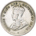 Ceylon, George V, 25 Cents, 1925, London, Argento, BB+, KM:105a