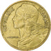 Frankrijk, 5 Centimes, Marianne, 1982, Pessac, Aluminum-Bronze, ZF, Gadoury:175