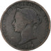 Jersey, Victoria, 1/13 Shilling, 1866, Brązowy, VF(20-25), KM:5