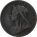 Royaume-Uni, Victoria, Penny, 1901, Londres, Bronze, TB+, KM:790