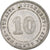 Estabelecimentos dos Estreitos, George V, 10 Cents, 1919, Bombay, Lingote