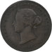 Jersey, Victoria, 1/26 Shilling, 1866, London, Brązowy, VF(30-35), KM:4