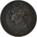 Verenigd Koninkrijk, Victoria, Farthing, 1891, London, Bronzen, ZF, KM:753
