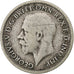 Reino Unido, George V, 6 Pence, 1930, London, Prata, VF(30-35), KM:832