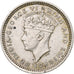 Malaya, George VI, 5 Cents, 1939, London, Silver, EF(40-45), KM:3