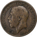Royaume-Uni, George V, Farthing, 1917, Londres, Bronze, TB+, KM:808