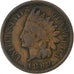 Estados Unidos da América, Cent, Indian Head, 1889, Philadelphia, Bronze
