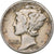 Vereinigte Staaten, Dime, Mercury, 1943, Denver, Silber, S+, KM:140