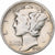 Vereinigte Staaten, Dime, Mercury, 1944, Philadelphia, Silber, S+, KM:140