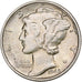 Estados Unidos da América, Dime, Mercury, 1942, Philadelphia, Prata, EF(40-45)