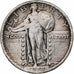 États-Unis, Quarter, Standing Liberty, 1918, San Francisco, Argent, TB+, KM:145