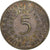 Niemcy, 5 Mark, 1951, Stuttgart, Srebro, EF(40-45), KM:112