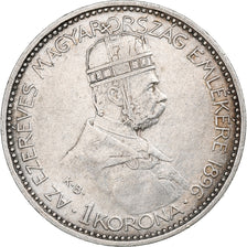 Ungarn, Franz Joseph I, Korona, Ferenc József, 1896, Kremnica, Silber, S+