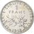 France, Franc, Semeuse, 1918, Paris, Argent, TTB+, Gadoury:467, KM:844