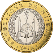 Djibouti, 250 Francs, 2012, Bi-Metallic, AU(50-53)