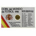 Espanha, medalha, Cope del Mundo de futbol, 1982, Gilt Metal, EF(40-45)