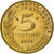 Frankrijk, 5 Centimes, Marianne, 2001, Monnaie de Paris, Proof, Aluminum-Bronze