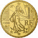 Francia, 10 Euro Cent, Prueba, 1999, Monnaie de Paris, Nordic gold, FDC, KM:1285