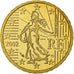 Francia, 10 Euro Cent, FS, 2002, Monnaie de Paris, Nordic gold, FDC, KM:1285