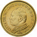 Watykan, Jean-Paul II, 10 Centimes, 2002, Rome, Nordic gold, MS(63), KM:344