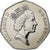 Reino Unido, Elizabeth II, 50 Pence, 1989, Llantrisant, Cobre-níquel, MS(65-70)