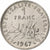 Francia, Franc, Semeuse, 1967, Paris, Níquel, MBC+, Gadoury:474, KM:925.1