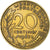 Francia, 20 Centimes, Marianne, 1967, Paris, Alluminio-bronzo, BB, Gadoury:332