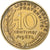 Francia, 10 Centimes, Marianne, 1967, Paris, Aluminio - bronce, MBC+