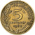 Francia, 5 Centimes, Marianne, 1968, Paris, Alluminio-bronzo, BB, Gadoury:175