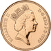 United Kingdom, Elizabeth II, 2 Pence, 1989, Llantrisant, BU, Bronze, MS(65-70)