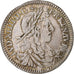 France, Louis XIV, 1/12 Écu au buste juvénile, 1659, Rouen, Argent, TB+