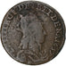 Francja, Louis XIV, Liard, 1657, Lusignan, Miedź, VF(20-25), Gadoury:80