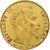 Frankreich, Napoleon III, 5 Francs, 1854, Paris, tranche lisse, Gold, SS+