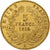 Frankreich, Napoleon III, 5 Francs, 1854, Paris, tranche lisse, Gold, SS+