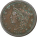 USA, Cent, Coronet Head, 1838, Philadelphia, Miedź, EF(40-45), KM:45.2