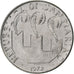 San Marino, 100 Lire, 1972, Rome, BU, Stal nierdzewna, MS(65-70), KM:20