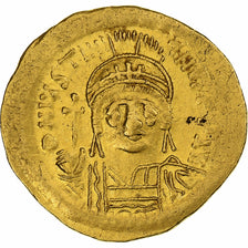 Justinian I, Solidus, 542-565, Constantinople, Dourado, AU(50-53), Sear:140