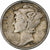 Verenigde Staten, Dime, Mercury, 1928, Philadelphia, Zilver, FR+, KM:140