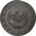 Empire ottoman, Mahmud II, 5 Kurus, AH 1248/1833, Constantinople, Billon, FR