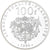 Francja, 100 Francs, Mme de Sévigné, 1996, MDP, Proof, Srebro, MS(65-70)