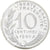 Frankreich, 10 Centimes, Marianne, 1980, MDP, Piéfort, Silber, STGL