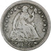 Verenigde Staten, Half Dime, Seated Liberty, 1853, Philadelphia, Zilver, FR+