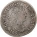 Francia, Louis XIV, 4 Sols aux 2 L, 1693, Rennes, réformé, Argento, MB