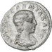 Julia Soaemias, Denarius, 218-222, Rome, Argento, MB+, RIC:243