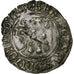 Duchy of Brittany, François II, Blanc à la targe, 1484-1488, Nantes, Vellón