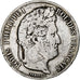 Francia, Louis-Philippe, 5 Francs, 1837, Rouen, Argento, MB+, Gadoury:678