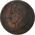 Monaco, Honore V, 5 Centimes, 1837, Monaco, Copper, VF(30-35), Gadoury:MC 102