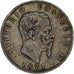 Italien, Vittorio Emanuele II, 5 Lire, 1871, Milan, Silber, S+, KM:8.3